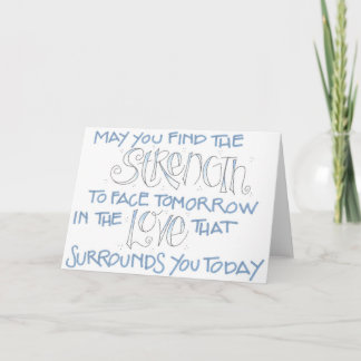 Strength / Sympathy Card