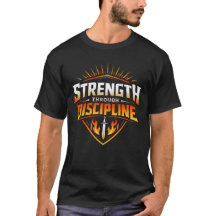 Strength Through Discipline – Motivational quote