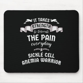 Strength Tolerate Pain Sickle Cell Anemia Warrior Mouse Pad