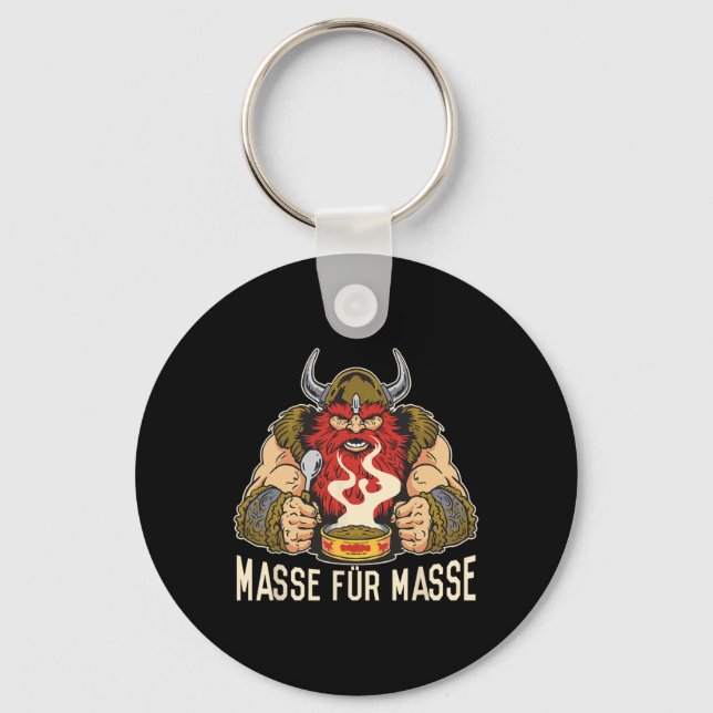 Strength Training m For M' Viking Biceps Workout F Keychain (Front)