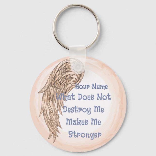 Strength Wing Keychain (Front)