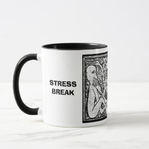 Stress break do not disturb mug