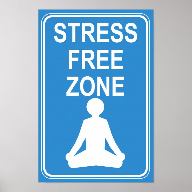 Stress Free Zone Print (Front)