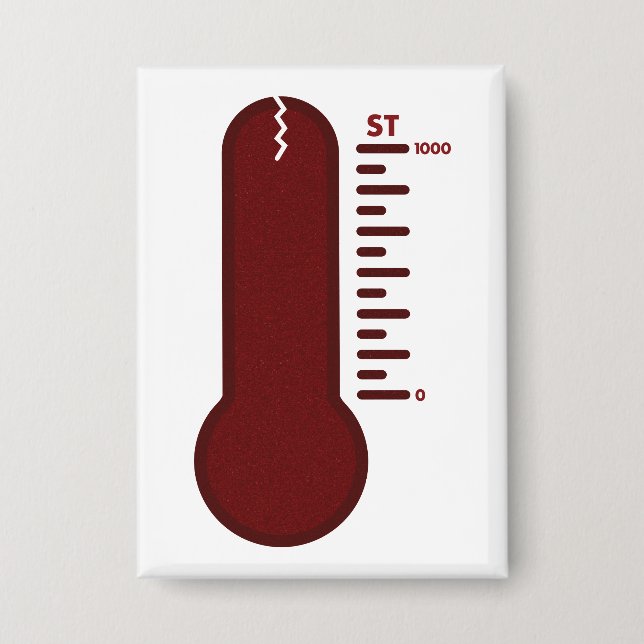 Stress Thermometer Button (Front)