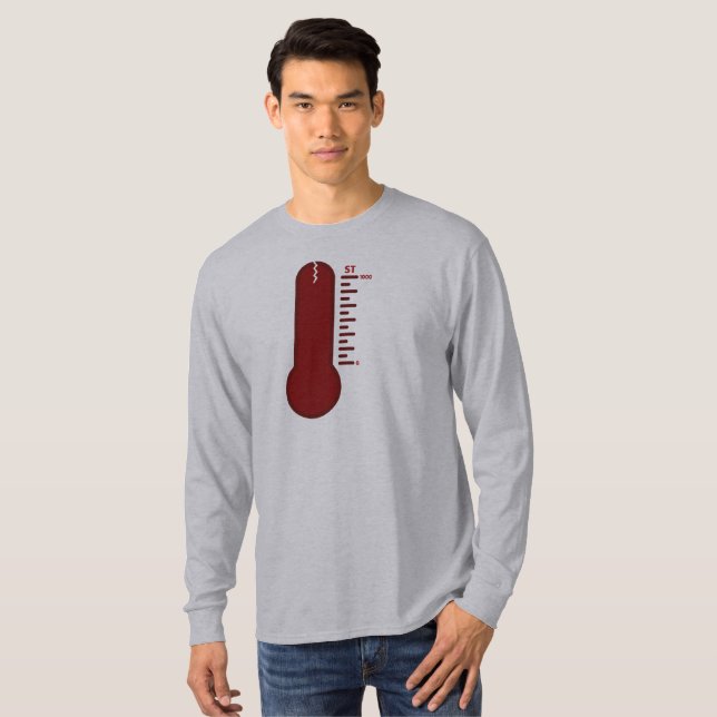 Stress Thermometer Long Sleeve T-Shirt (Front Full)