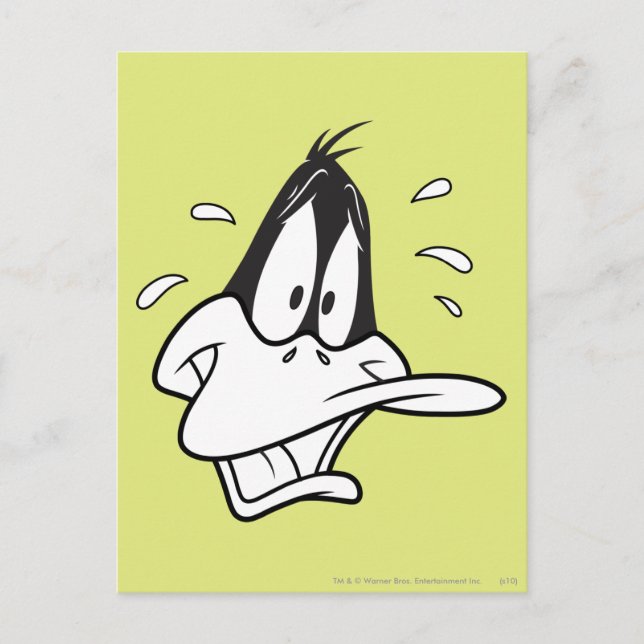 Stressed DAFFY DUCK™ Postcard (Front)