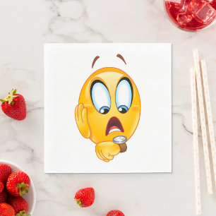 Stressed Emoji Napkins