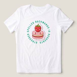 Stressed spelled backwards is desserts Tri-Blend shirt