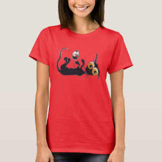 Stressie cat gives up on the crow T-Shirt