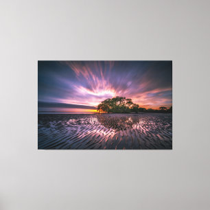 Stretch Canvas Print - Nudgee Beach