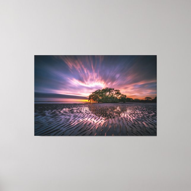 Stretch Canvas Print - Nudgee Beach Queensland AU (Front)