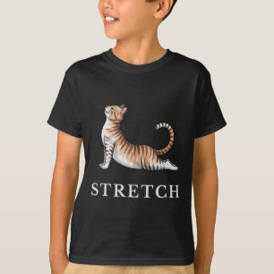 Stretch Cat Yoga Shirt Calm Lance Cute Animal Yogi