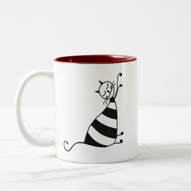 Stretch de chat - Mug (Gauche)