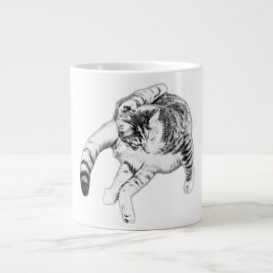 Stretch First, Sip Second Large Coffee Mug