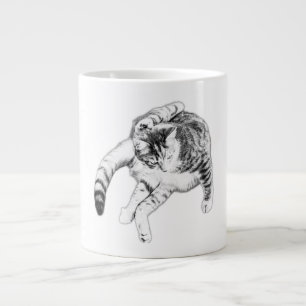 Stretch First, Sip Second Large Coffee Mug