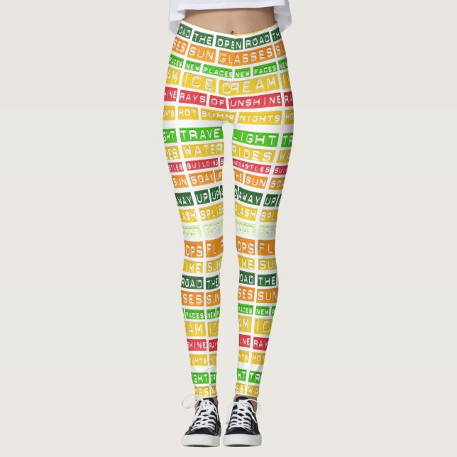 Stretch Leggings Yoga Pants (Front)