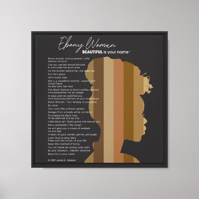 Stretched Canvas Print (Front)