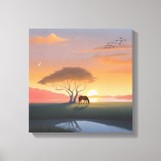 Stretched Canvas Print (Front)
