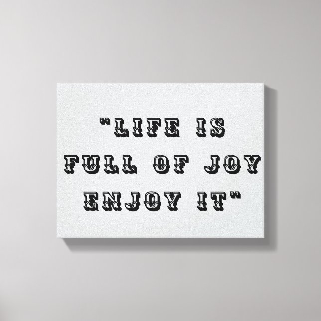 Stretched canvas print  (Front)