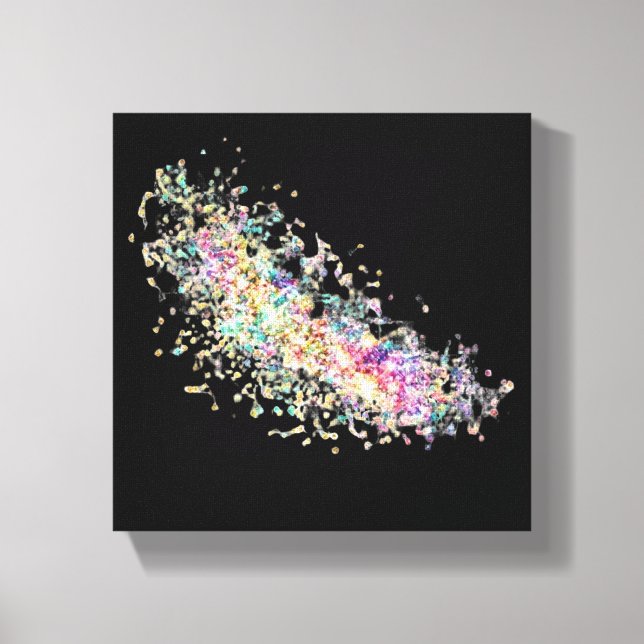 Stretched Canvas Print - Abstract (Front)