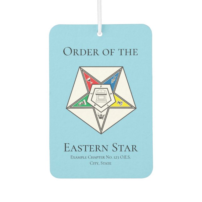 Stretched Canvas Print Air Freshener (Front)