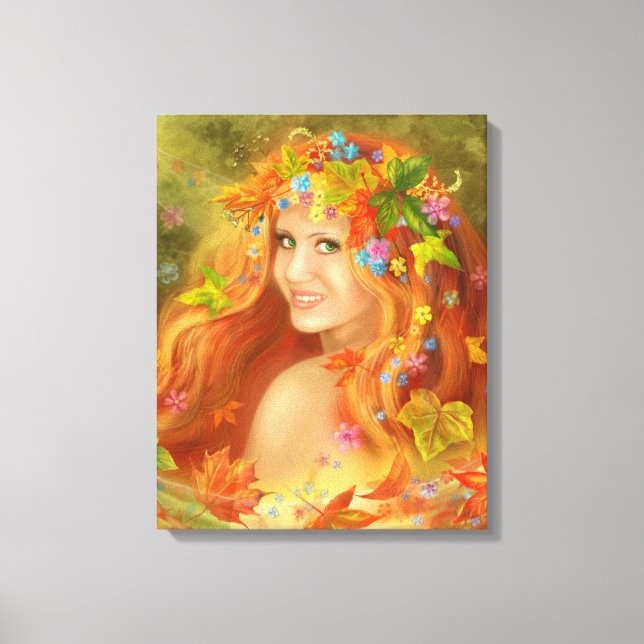 Stretched Canvas Print "Autumn" (Front)