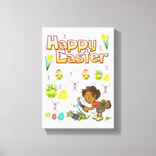 Stretched Canvas Print Easter Day