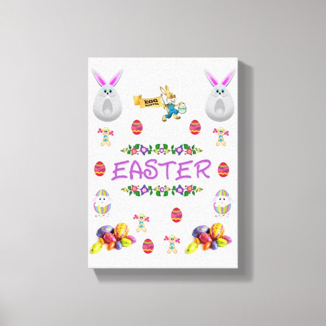 Stretched Canvas Print Easter Day (Front)