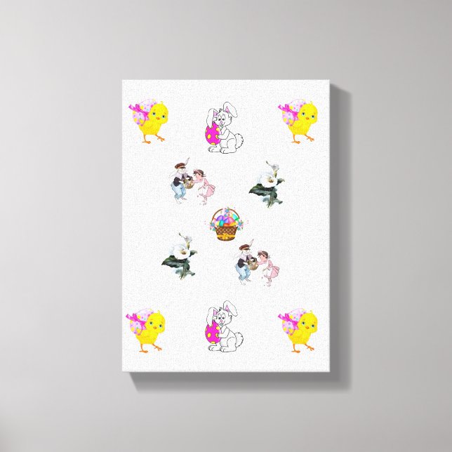 Stretched Canvas Print Easter Day (Front)