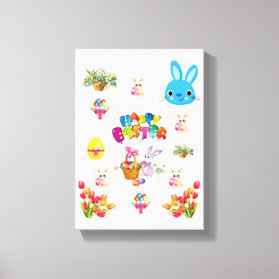 Stretched Canvas Print Easter Day