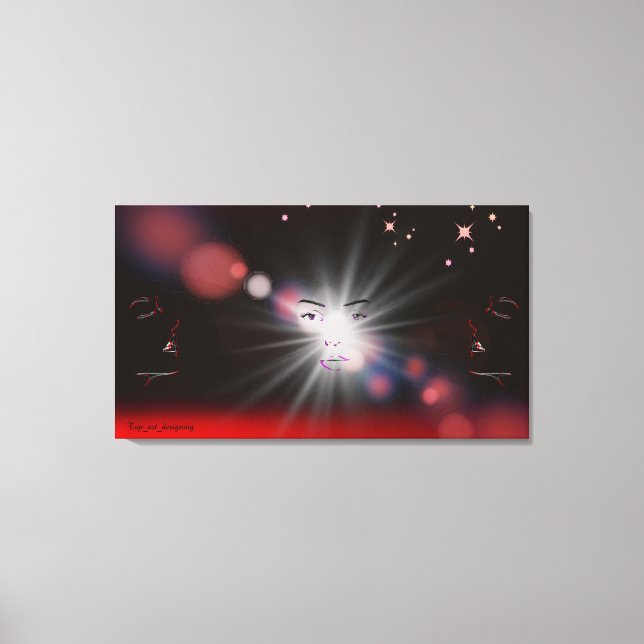 Stretched Canvas Print faces  (Front)