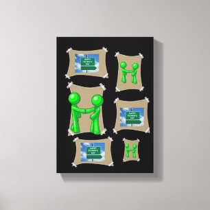 Stretched Canvas Print Father's Day Canvas