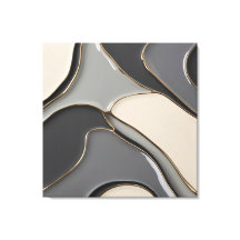 Stretched canvas print in stylish graphic