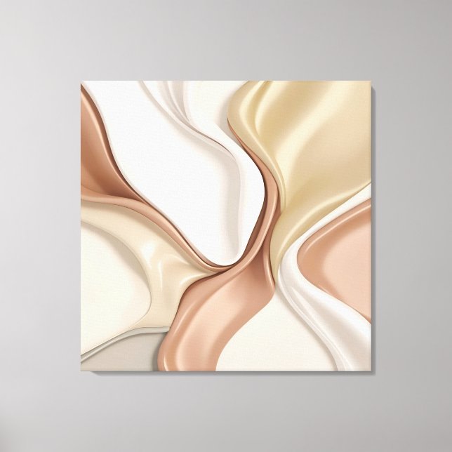 Stretched canvas print in stylish graphic (Front)
