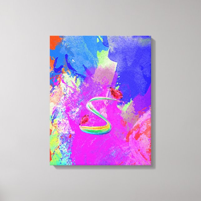 Stretched Canvas Print Lost roses  (Front)