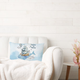 Stretched Canvas Print Lumbar Pillow