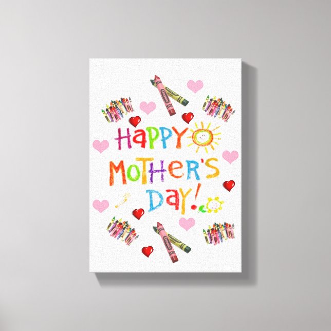 Stretched Canvas Print Mother's Day Canvas (Front)