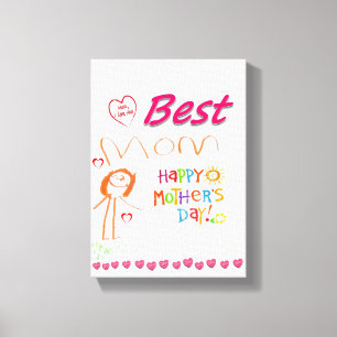 Stretched Canvas Print Mother's Day Canvas