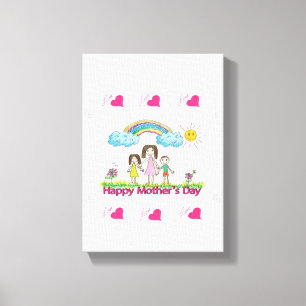 Stretched Canvas Print Mother's Day Canvas