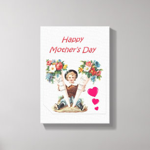 Stretched Canvas Print Mother's Day Canvas