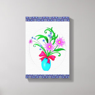 Stretched Canvas Print Mother's Day Floral