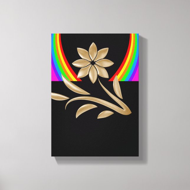 Stretched Canvas Print Mother's Day Floral (Front)