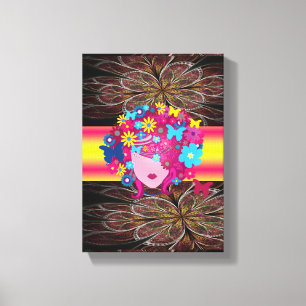 Stretched Canvas Print Mother's Day Floral