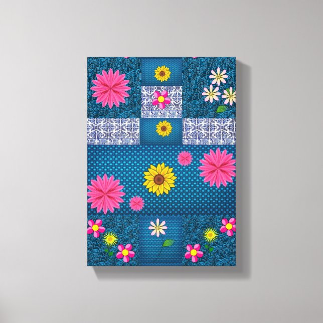 Stretched Canvas Print Mother's Day Floral (Front)