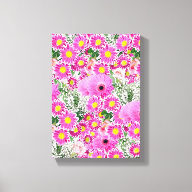 Stretched Canvas Print Mother's Day Floral (Front)