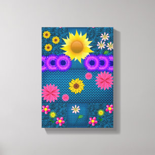 Stretched Canvas Print Mother's Day Floral