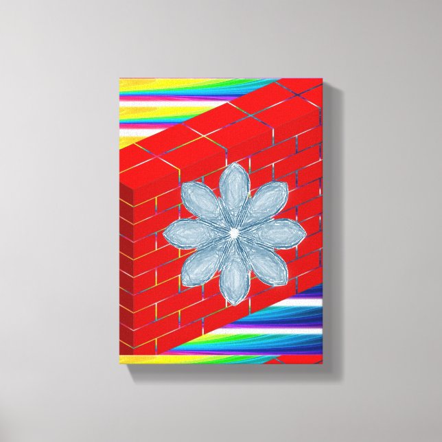 Stretched Canvas Print Mother's Day Floral (Front)