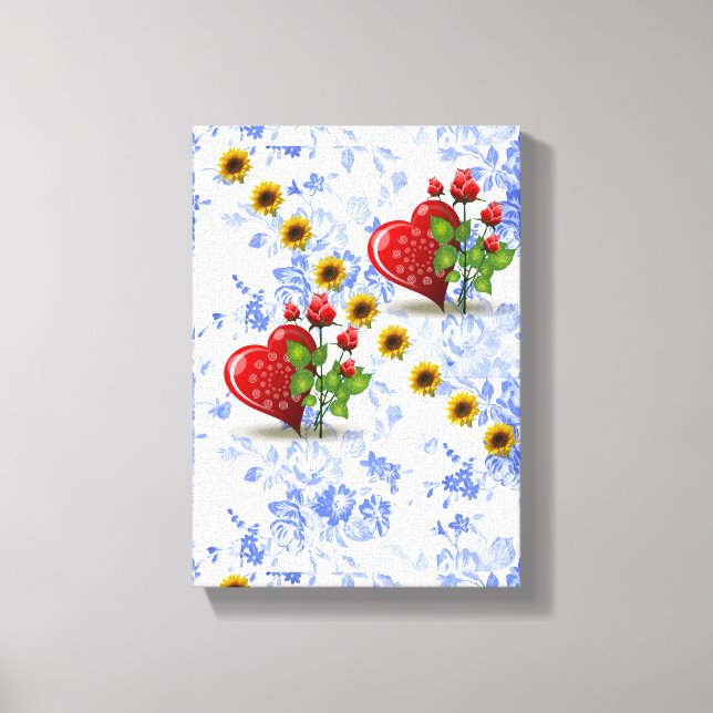 Stretched Canvas Print Mother's Day Floral (Front)