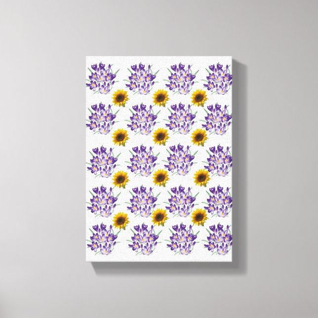 Stretched Canvas Print Mother's Day Floral (Front)