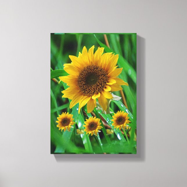Stretched Canvas Print Mother's Day Sunflower (Front)